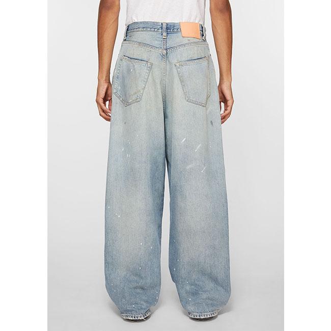 Acne Studios アクネストゥディオズ ペイント ルーズフィットジーンズ 2023 U Trafalgar トラファルガー ジーパン ワイドジーンズ メンズの画像