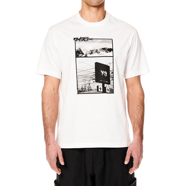 Y-3 ワイスリー ボックスフォトアート Tシャツ HB3347 半袖Tシャツ