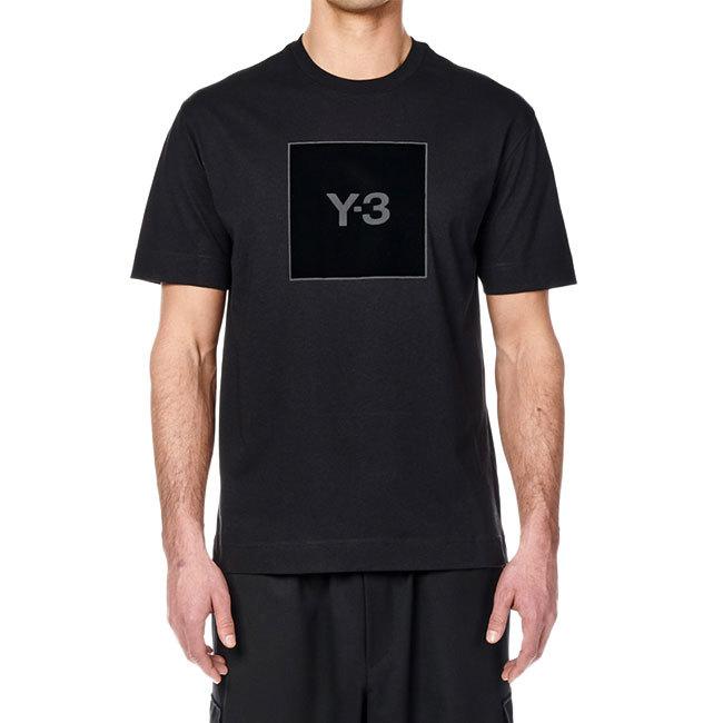 Y-3 ワイスリー スクエアラベルロゴ Tシャツ HB3332 半袖Tシャツ