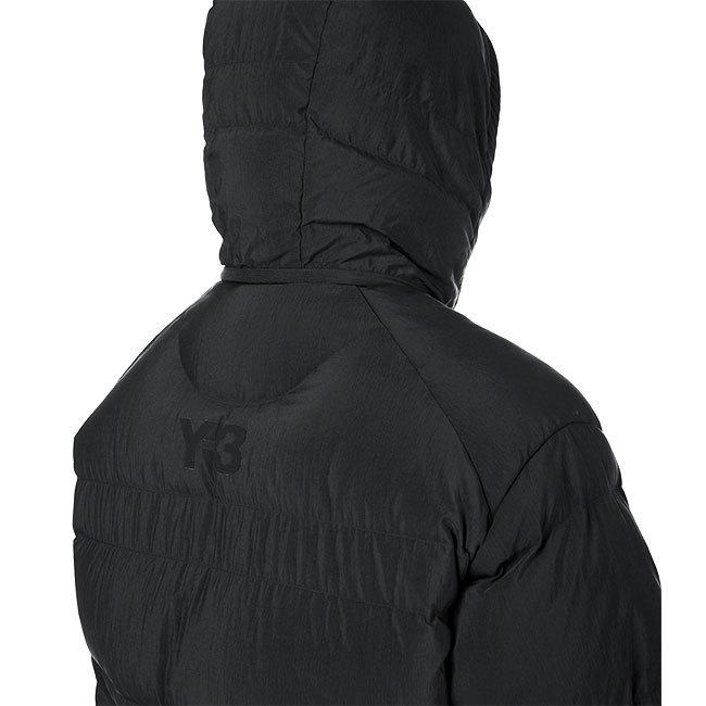Y-3 ワイスリー フード付き Wスクエアポケット ダウンジャケット