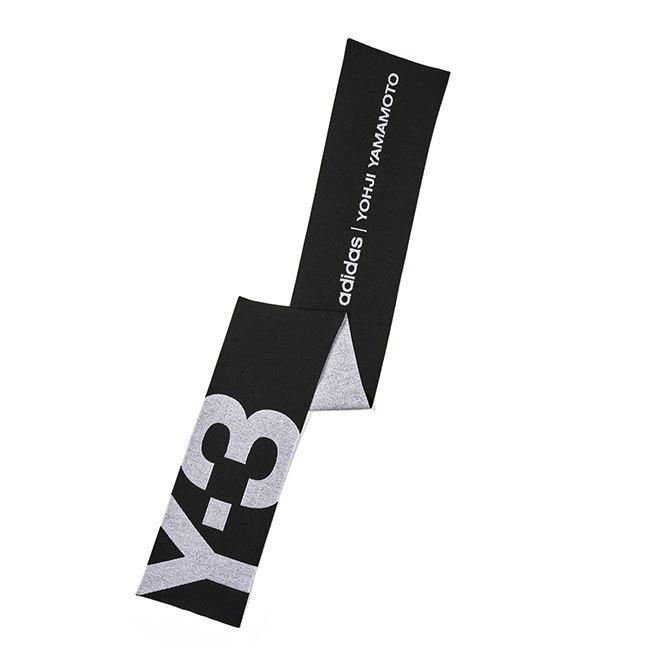 Y-3 ワイスリー グラフィックロゴ マフラー HA6527 大判 Y-3 ワイスリー グラフィックロゴ マフラー HA6527 大判