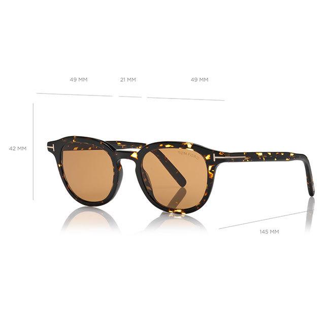 極美品 トムフォード campbell サングラス べっ甲 ブラウン TF198 トムフォード TOM FORD TOM FORD サングラス Jameson TF752 ボストン