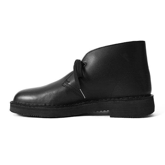 激美状態★クラークス　デザートブーツ　ブラック26 Clarks - クラークス◇デザートブーツ◇ブラックレザー◇26