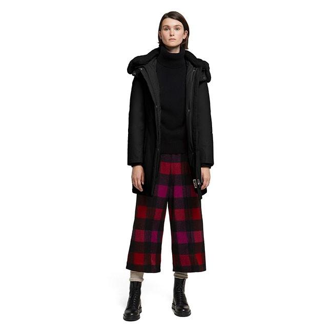 WOOLRICH Woolrich ウールリッチ ファー付き ボウブリッジコート