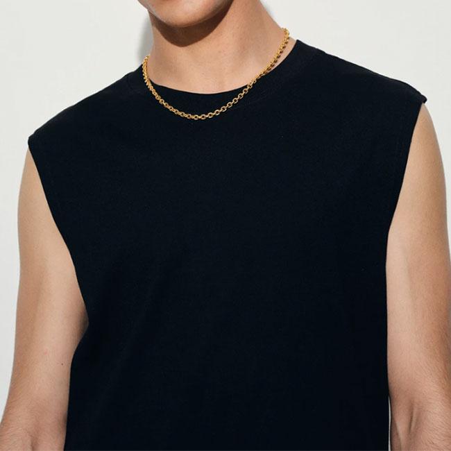 TOMWOOD トムウッド Ada Chain Gold 17inch エイダチェーン ゴールド