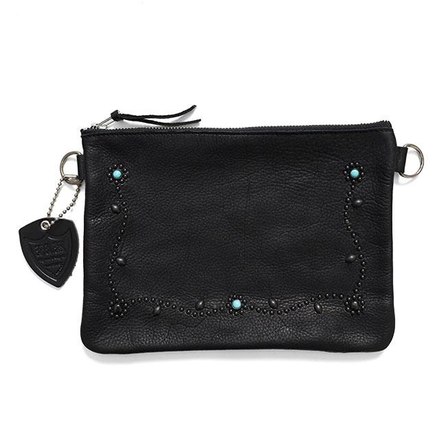 HTC BLACK エイチティーシーブラック SACOCHE SN33TQ フラワーモチーフ