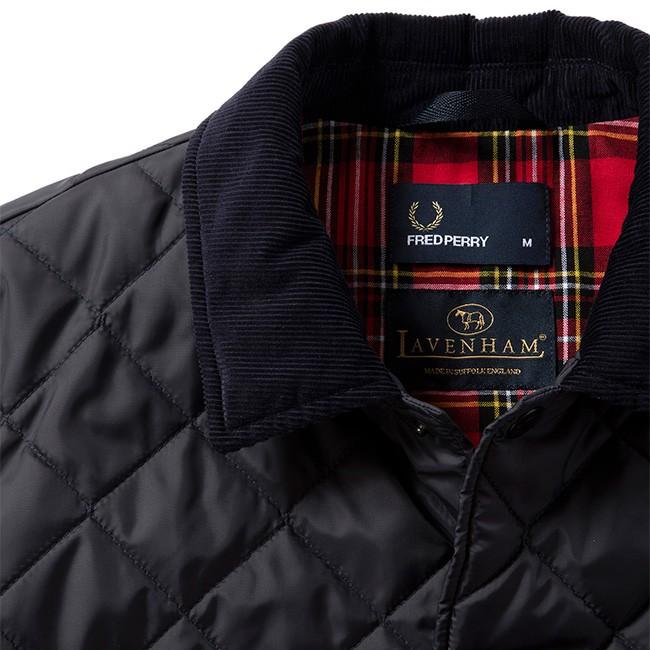 フレッドペリー　ブラックウォッチ　キルティングジャケット　リバーシブル フレッドペリー ブラックウォッチ キルティングジャケット