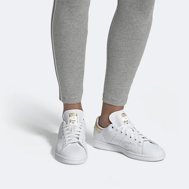 Adidas アディダスオリジナルス ホワイト ゴールド スタンスミス Ee86 シューズ スニーカー レディース メンズ Golden State 通販 Paypayモール