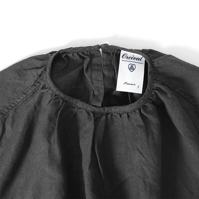 TIME SALE] ORCIVAL オーシバル リネンクロス ネックギャザー