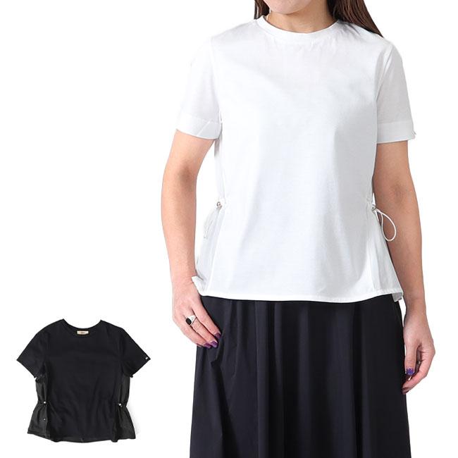 HERNO ヘルノ ドローストリング付き Tシャツ JG000224D52006 半袖T