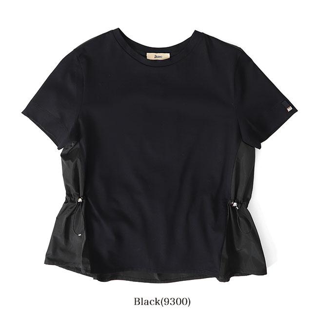 HERNO ヘルノ ドローストリング付き Tシャツ JG000224D52006 半袖T