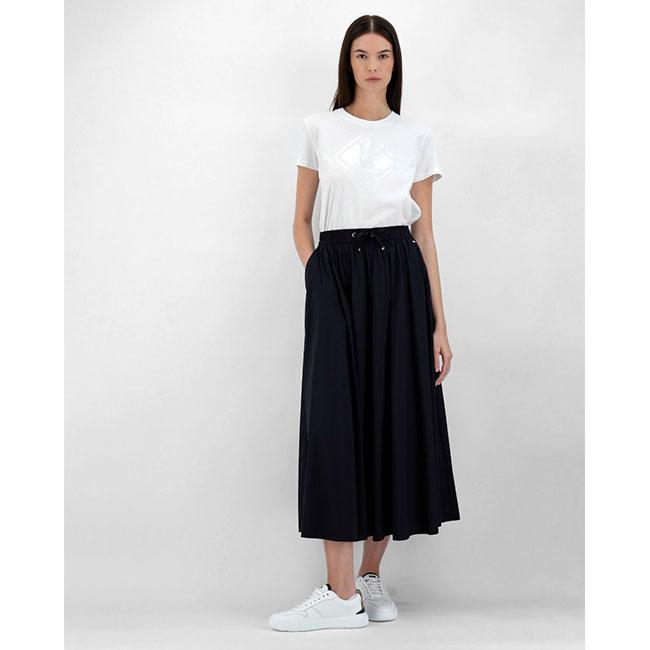 HERNO ヘルノ ストレッチナイロン ロングスカート GN000007D12431S