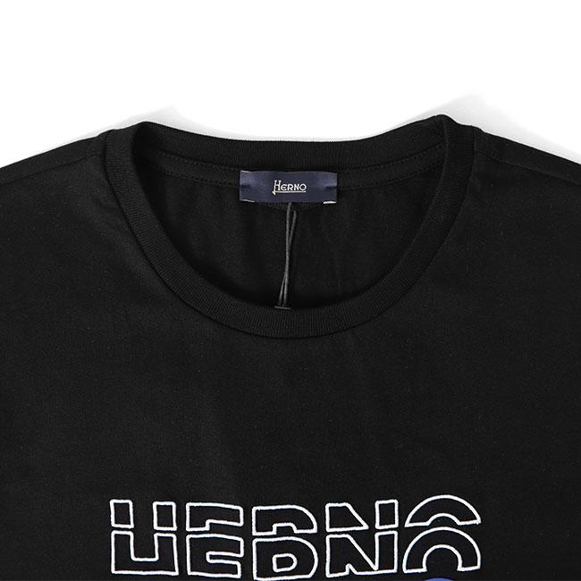 HERNO ヘルノ ピュアコットン レタリングロゴ Tシャツ JG000195U52000 半袖Tシャツ メンズ｜golden-state｜09