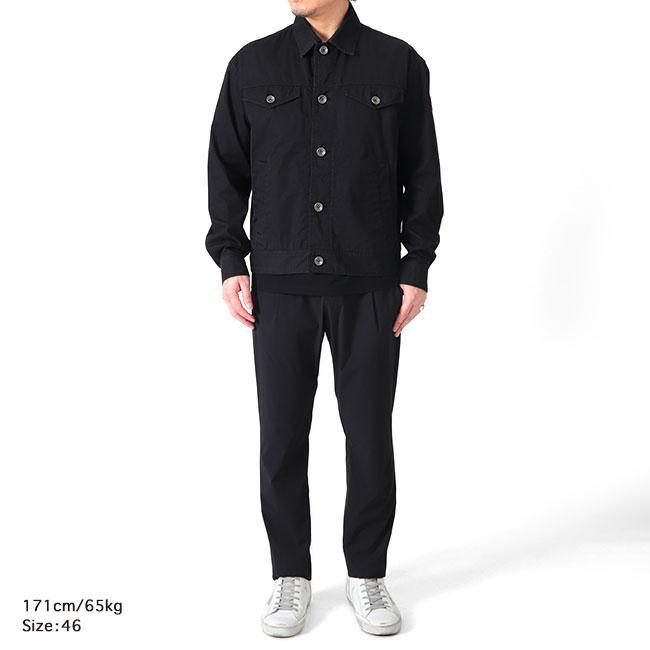 [SALE] HERNO ヘルノ Gジャン型 コットンジャケット GI000405U 黒 白 メンズの画像