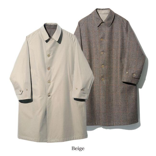 ANATOMICA アナトミカ リバーシブル チェック シングルラグラン ANATOMICA アナトミカ リバーシブル チェック シングルラグラン