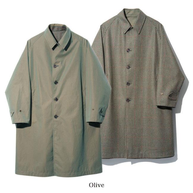 ANATOMICA アナトミカ リバーシブル チェック シングルラグラン ANATOMICA アナトミカ リバーシブル チェック シングルラグラン