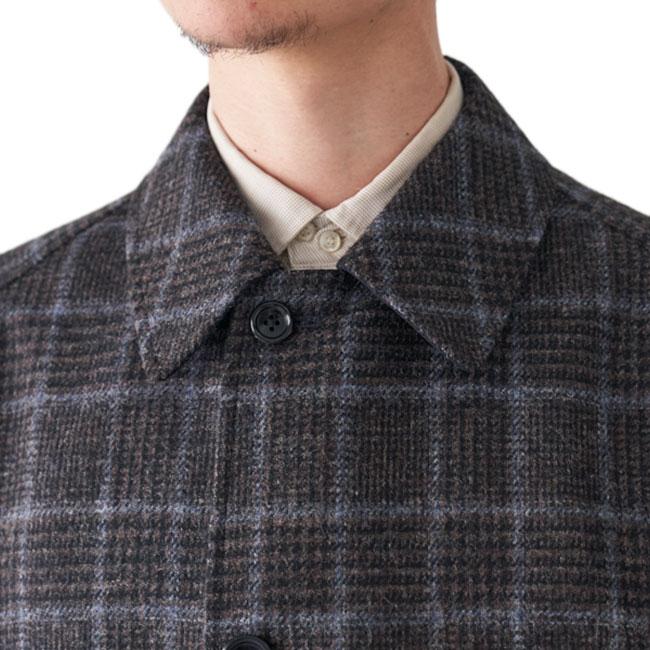 ANATOMICA アナトミカ リバーシブル チェック シングルラグラン ANATOMICA アナトミカ リバーシブル チェック シングルラグラン