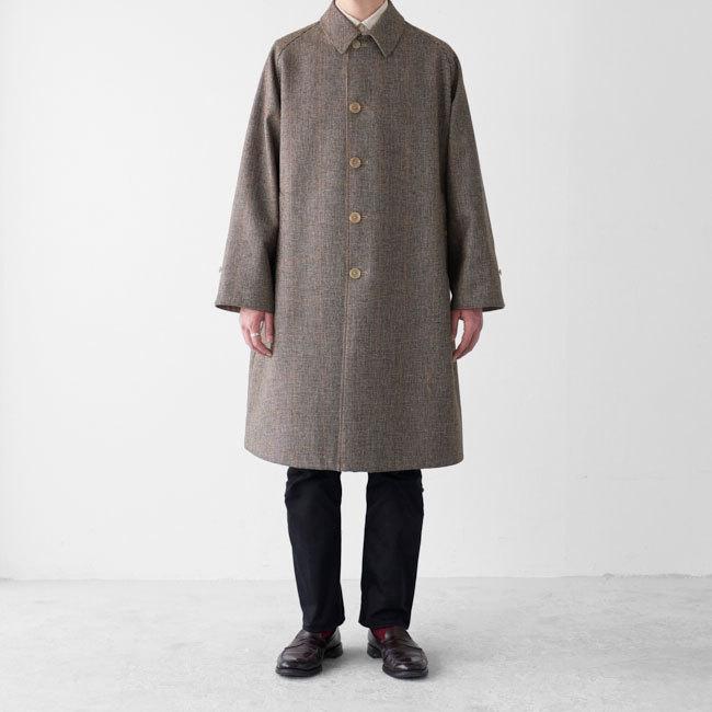 ANATOMICA アナトミカ リバーシブル チェック シングルラグランコート 