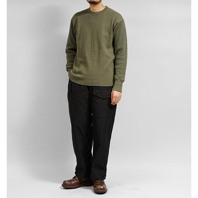 Nigel Cabourn ナイジェルケーボン サーマルコットンニット 日本製 Nigel Cabourn ナイジェルケーボン US ARMY サーマル ロンT