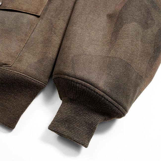 Nigel Cabourn ナイジェルケーボン A-1 ウルトラスエード カモフラージュ フライトジャケット 80510090001 迷彩 MA-1 メンズの画像