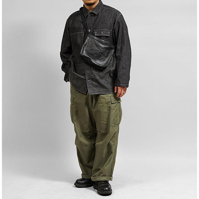 予約商品] Nigel Cabourn ナイジェルケーボン ホースハイド マガジン