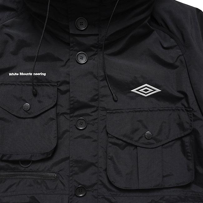 [SALE] White Mountaineering × UMBRO ホワイトマウンテニアリング アンブロ スタンドカラー ラグランミドル マルチポケットコート WM2573222 メンズの画像