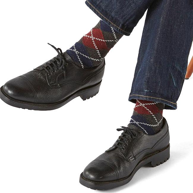 JOSEPH CHEANEY ジョセフチーニー CAIRNGORM 2C ケンゴン プレーントゥ シューズ ブラック メンズの画像