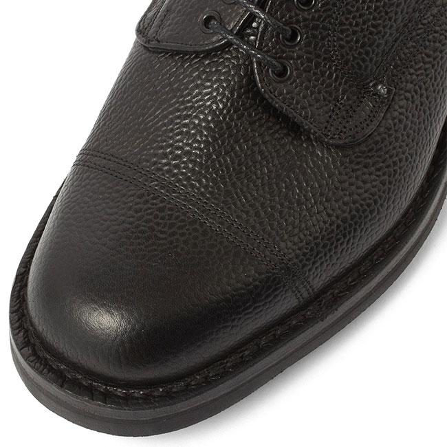 JOSEPH CHEANEY ジョセフチーニー CAIRNGORM 2C ケンゴン プレーントゥ シューズ ブラック メンズの画像