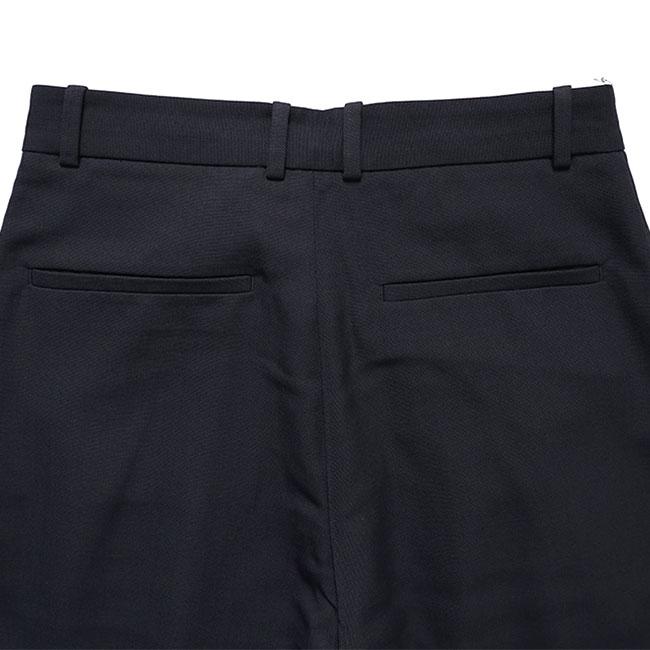 STUDIO NICHOLSON スタジオニコルソン LINE DOUBLE PLEAT VOLUME PANT ダブルプリーツ ボリュームパンツ LINE SNM-1185 紺 ネイビー ワイドパンツ メンズの画像