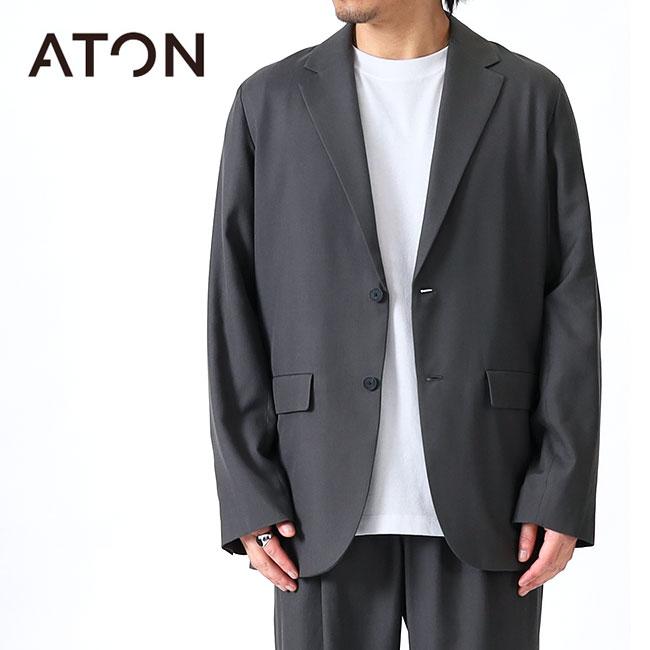 ATON エイトン シルク テーラードジャケット JKAGGM0802 2つ ATON エイトン シルク テーラードジャケット JKAGGM0802 2つ