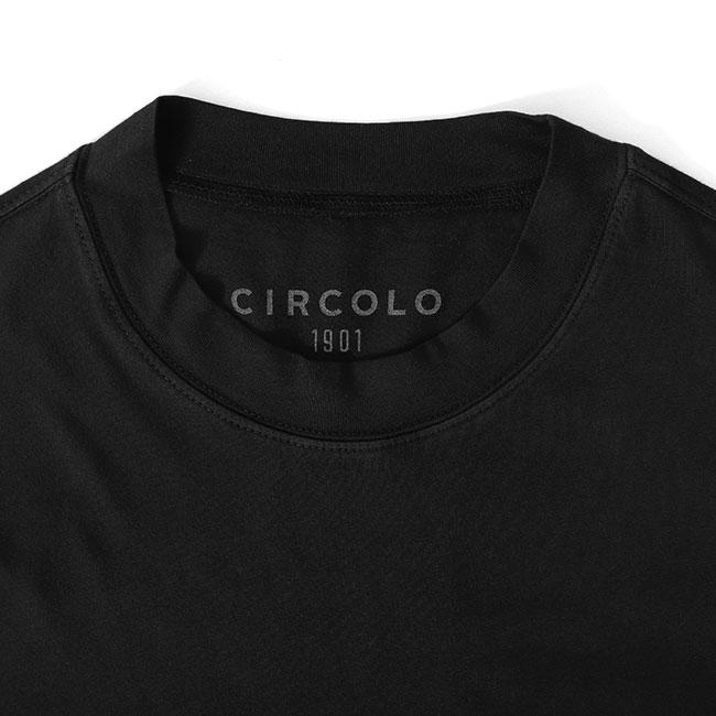 CIRCOLO 1901 チルコロ Tシャツ コットンジャージー ガーメントダイ
