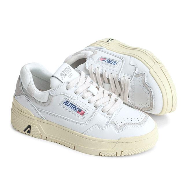 TIME SALE] AUTRY オートリー CLC LOW 厚底 レザー スニーカー 白