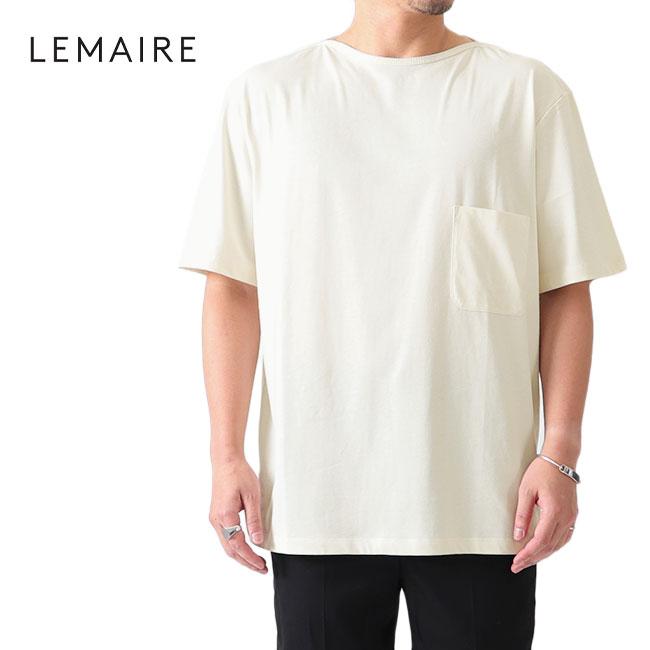 LEMAIRE ルメール 胸ポケット ボートネックTシャツ M183 JE136