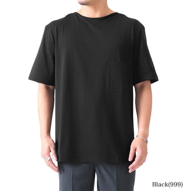 LEMAIRE ルメール 胸ポケット ボートネックTシャツ M183 JE136
