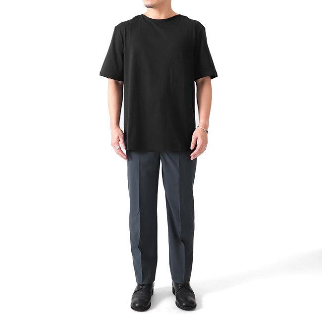 LEMAIRE ルメール 胸ポケット ボートネックTシャツ M183 JE136 LJ024