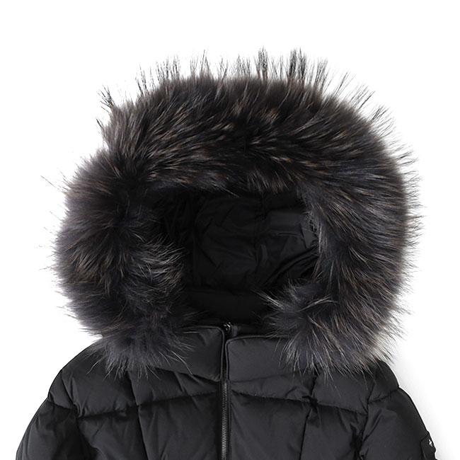 タトラス TINO ティーノ ファー付き ショートダウンジャケット ブラック TATRAS タトラス TINO ティーノ ファー付き ショートダウン