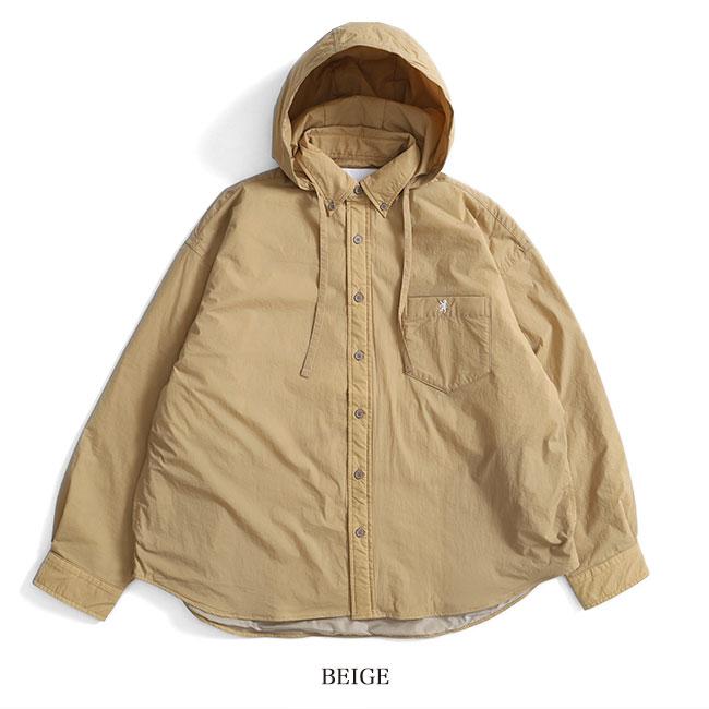 Gymphlex ジムフレックス 2WAY フード付き 中綿入り シャツ