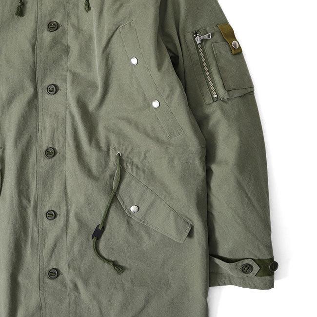 1PIU1UGUALE3 モッズコート　N-3B ファー　キルティング　XL 01tp317301.jpg