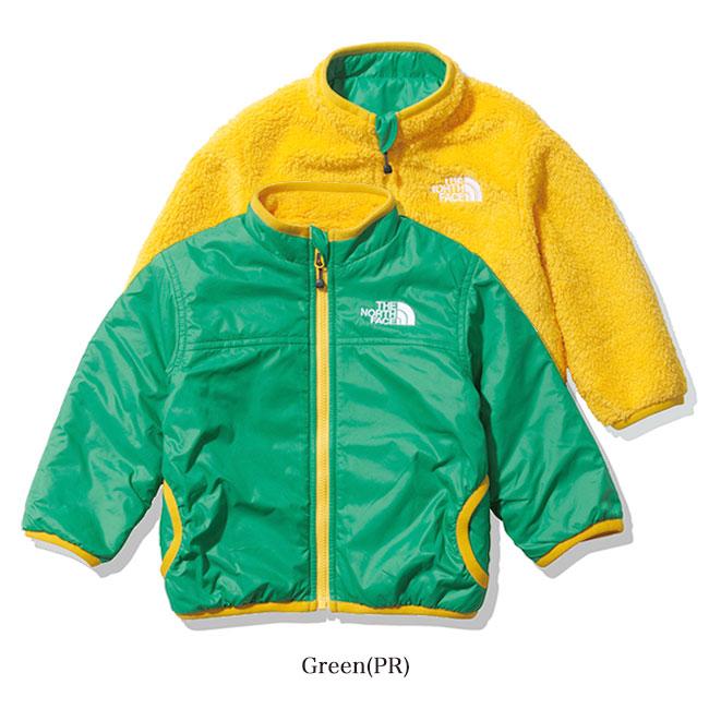 The North Face リバーシブルジャケット グリーン/イエロー　新品 中古・古着通販】THE NORTH FACE (ザ ノース フェイス) リバーシブル