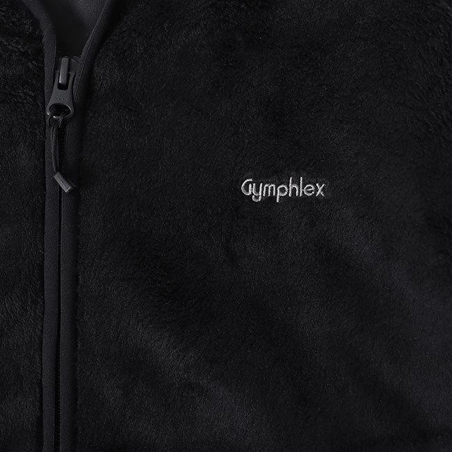フリースジャケット 楽天市場】GYMPHLEX ジムフレックス ジップアップ ノーカラー