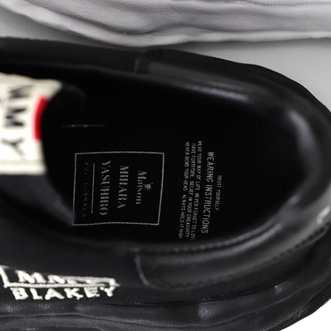 Maison MIHARA YASUHIRO メゾンミハラヤスヒロ BLAKEY ブレイキー スニーカー A08FW735 黒 ブラック シューズ メンズ レディースの画像