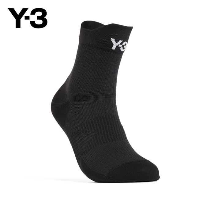 Y-3 ワイスリー ロゴ ラン ソックス RUN SOCK IK7231 黒 靴下 メンズ