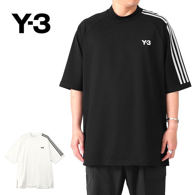 Y-3 ワイスリー 3ストライプス オーバーサイズ ロゴ Tシャツ H63065