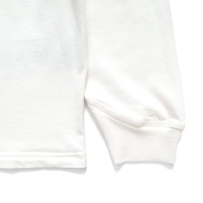 STONE ISLAND ストーンアイランド オーガニックコットン スウェットTシャツ 6100030 白 ホワイト ロンT 長袖Tシャツ メンズの画像