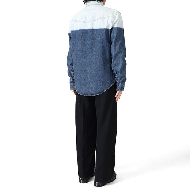 MARNI マルニ グラデーション ウエスタン デニムシャツ CUJU0031A1 USCY67 インディゴ 長袖シャツ メンズの画像