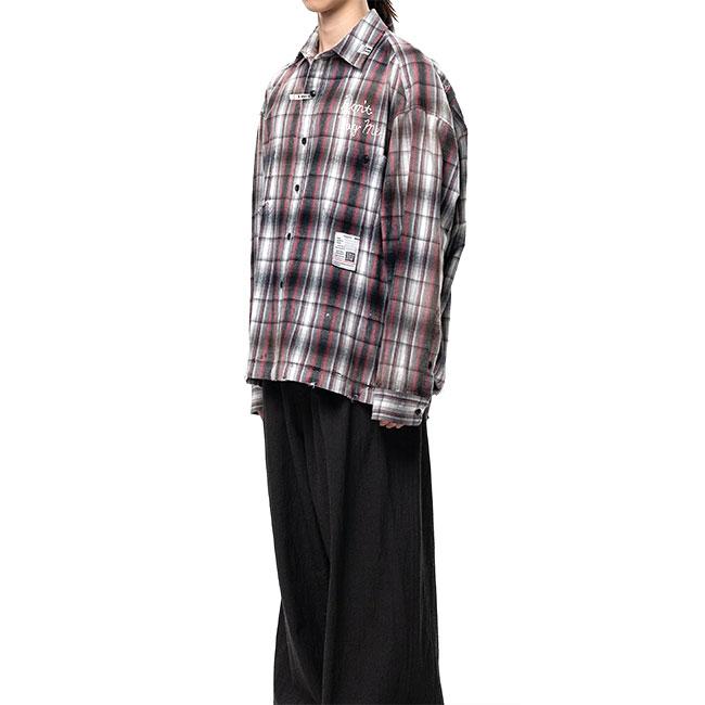 Maison MIHARA YASUHIRO ミハラヤスヒロ ヴィンテージライク チェックシャツ J16SH181 長袖シャツ メンズの画像