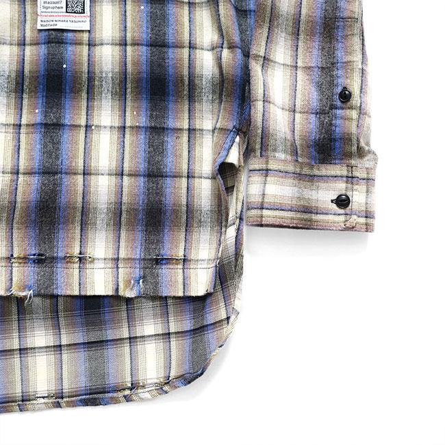 Maison MIHARA YASUHIRO ミハラヤスヒロ ヴィンテージライク チェックシャツ J16SH181 長袖シャツ メンズの画像