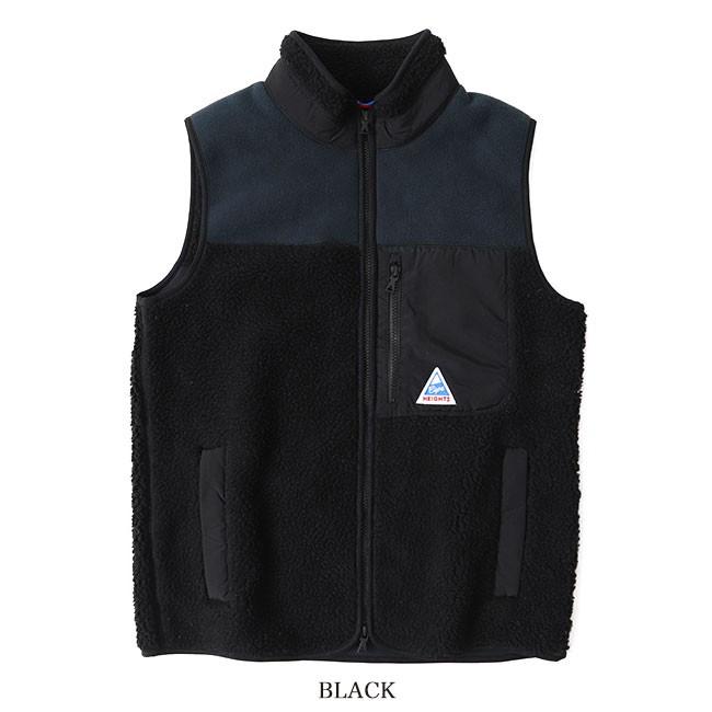 ケープハイツ ベスト Cape HEIGHTS boa fleece vest white ケープハイツ ボアフリースベスト