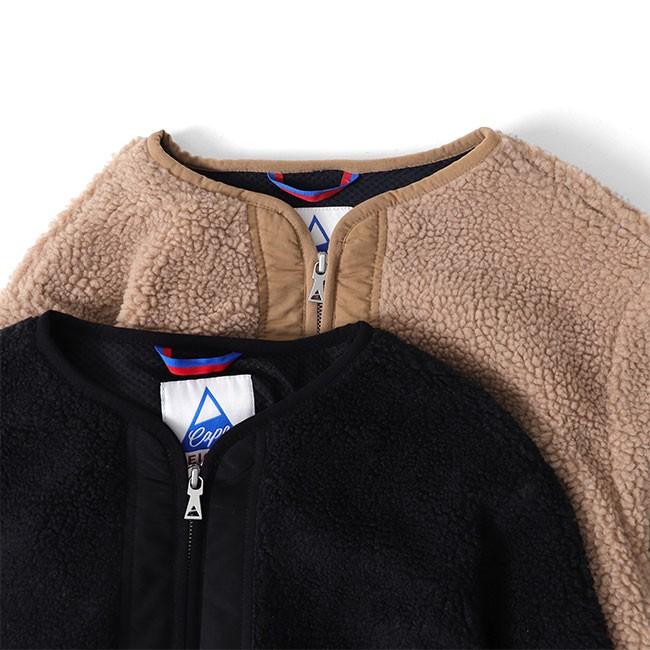 Cape HEIGHTS（ケープハイツ） BETHEL ノーカラー フリースコート