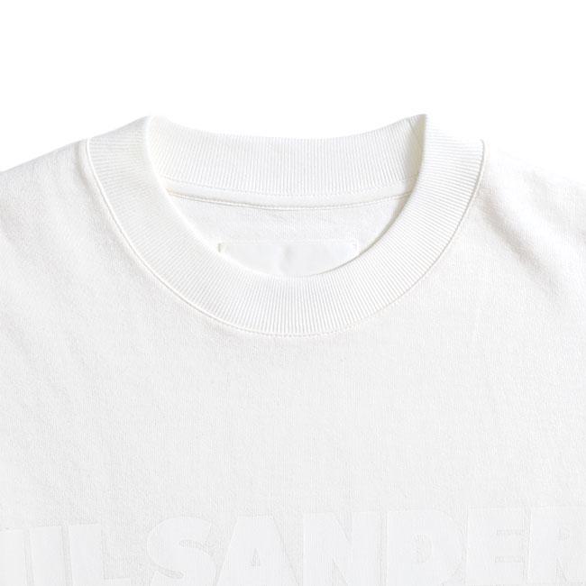 JIL SANDER ジルサンダー ロゴ ロンT J21GC0167 J20243 長袖Tシャツ 白